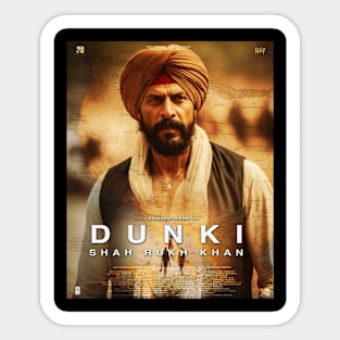 Dunki srk Sticker